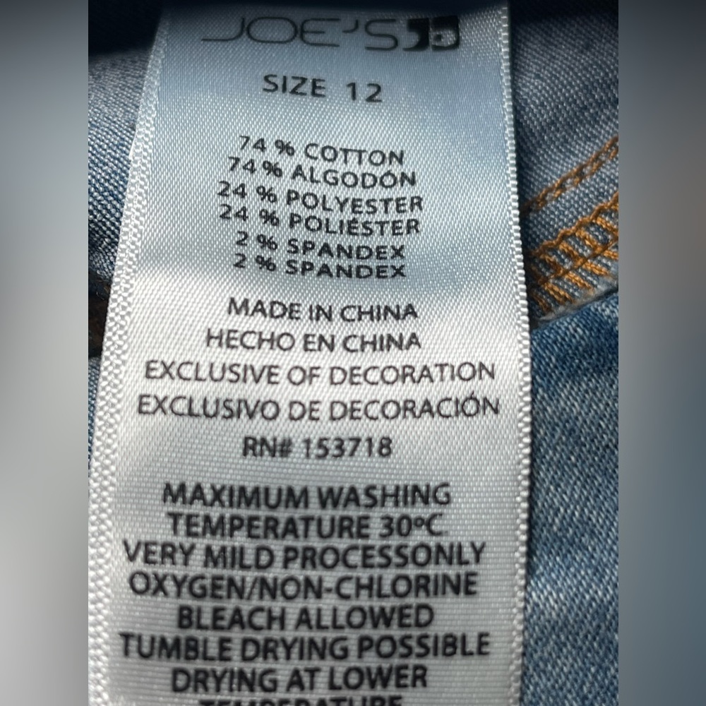 Girls Joe's Jegging Jeans Size 12 - Picture 4 of 10